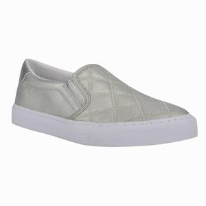 Nine West Lala Slip On Sneakers - Silver - Ireland (AH6427593)